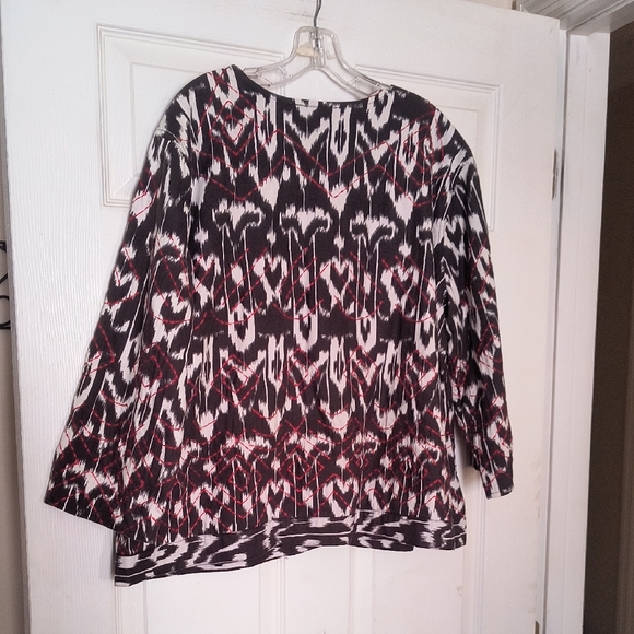 Choices Black and White Lined Jacket - Picture 3 of 7